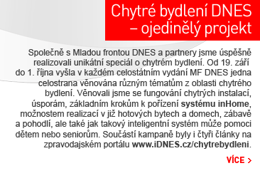 Chytr bydlen dnes