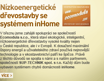 Nzkoenergetick devostavby se systmem inHome